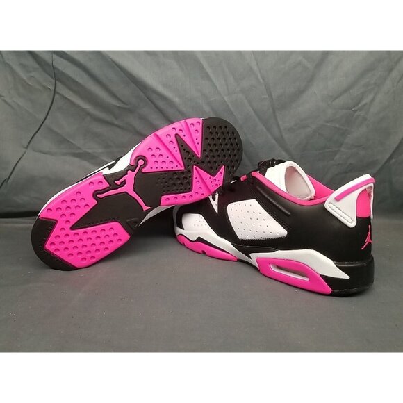 Jordan 6 Retro Low (GS) Sneakers Black Pink Size 3Y NEW IN BOX! - Picture 2 of 13